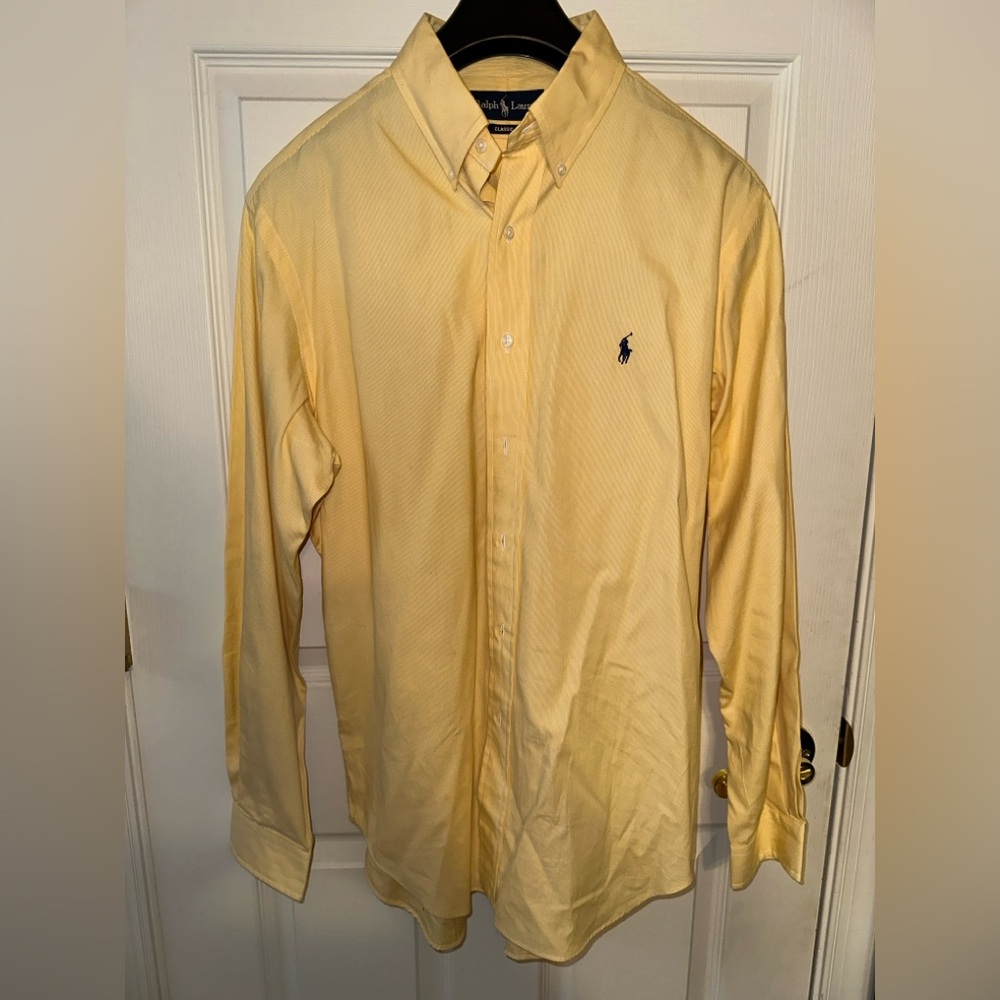 Ralph Lauren Classic Fit Yellow Shirt
